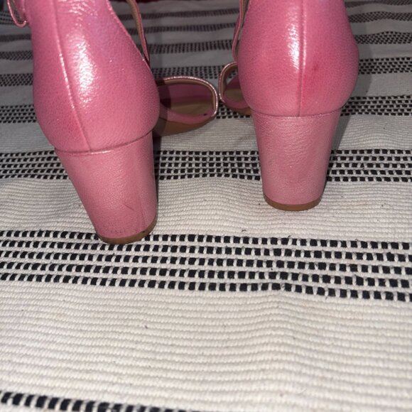 Naturalizer Vera 8.5M Pink Strappy Leather Heels - Picture 11 of 16